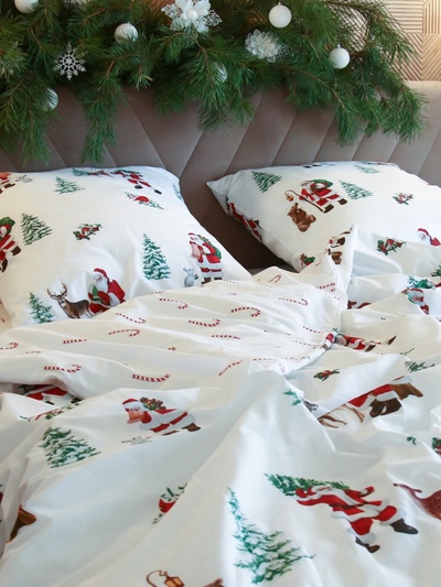Постельное бельё 2-спальное «Этель. Новогодний лес», поплин