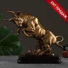 Фигурка полистоун «Бык», под золото, 25×10.5×22.5 см - Фото 2