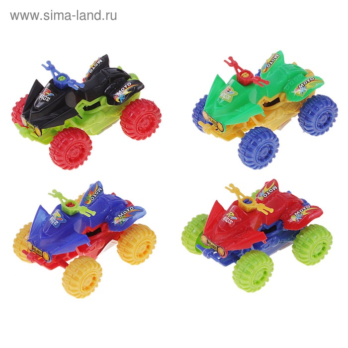 Квадроцикл инерционный "Детский", набор 4 шт - Фото 1