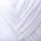 Пряжа "Классический шнурок" 60% хлопок, 40% акрил 135м/50гр (01-Белый) - Фото 3