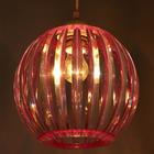 Светильник BayerLux 3330/1, 1хЕ27 15Вт, розовый 21х24+60 см - фото 24547638