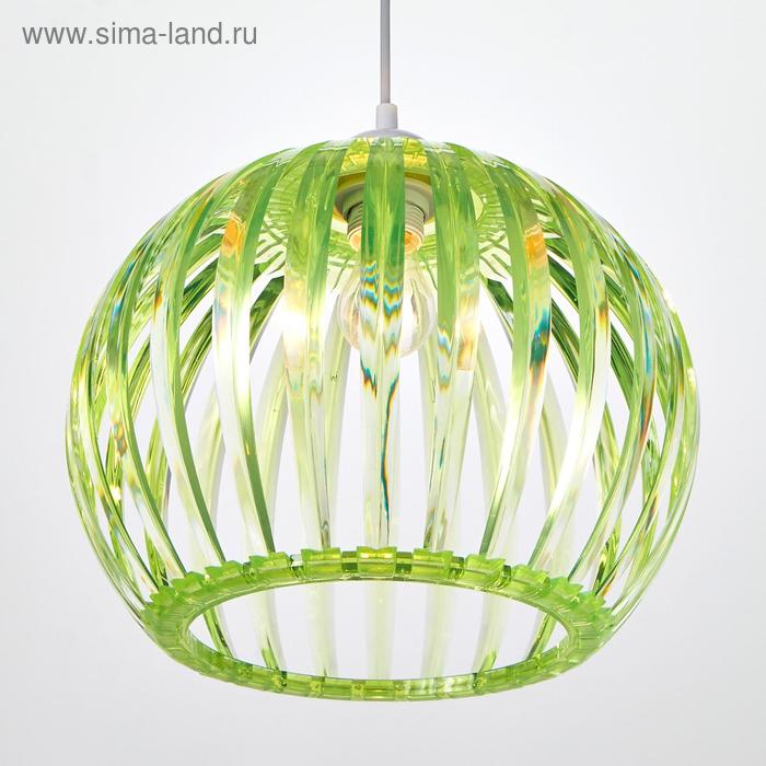 Светильник BayerLux «6330/1», 1хЕ27 15 Вт, зеленый, 31×24+60 см - Фото 1