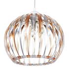 Светильник BayerLux 7330/1, 1хЕ27 15Вт, коричневый/прозрачный 31х24+60 см - фото 21086478