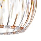 Светильник BayerLux 7330/1, 1хЕ27 15Вт, коричневый/прозрачный 31х24+60 см - фото 21086481