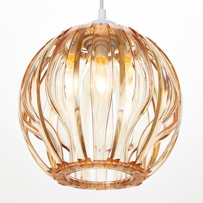 Светильник BayerLux «8330/1», 1хЕ27 15 Вт, коричневый, 23×21+60 см