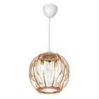 Светильник BayerLux «8330/1», 1хЕ27 15 Вт, коричневый, 23×21+60 см - Фото 4