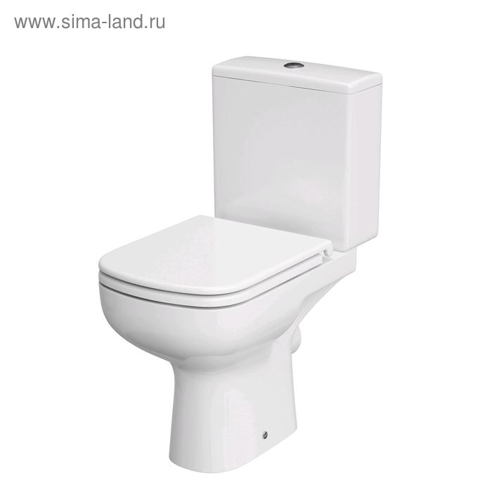 Унитаз компакт Cersanit COLOUR CLEAN ON 011, 3/5, прямой выпуск, с микролифтом easy-off