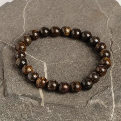 Браслет шар №8 «Бронзит»