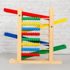 Детская деревянная игрушка 2в1 «Автотрек и счёты», 31×28×9.5 см - Фото 3