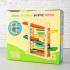 Детская деревянная игрушка 2в1 «Автотрек и счёты», 31×28×9.5 см - Фото 4