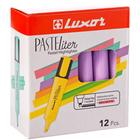 Маркер текстовыделитель Luxor Pasteliter, 5.0 мм, пастельный лавандовый - Фото 3