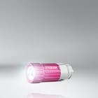 Фонарь ручной аккумуляторный алюминиевый в прикуриватель, розовый Osram LEDIL205-PK - фото 294936780