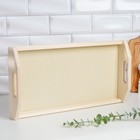 Поднос деревянный "Дачный", МАССИВ, 25×45×6,5 см - фото 4309350