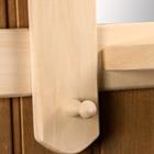 Зеркало «Сказка» с полкой, 2 крючка, в деревянной раме, прямоугольное - Фото 3