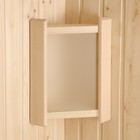 Абажур деревянный угловой, белое стекло - фото 318344998