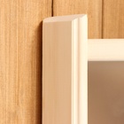 Абажур для бани и сауны, дерево, с настенный, угловой, со вставкой из белого стекла, «Добропаровъ»  (артикул 5122691)  большой выбор товаров оптом и в розницу по низким ценам с доставкой