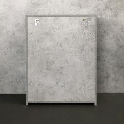 Шкаф подвесной COMFORTY «Осло – 60», 580×180×800 мм, цвет бетон светлый