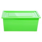 Ящик для игрушек, с крышкой, «Весёлый зоопарк», объём 30 л, цвет зелёный - Фото 5