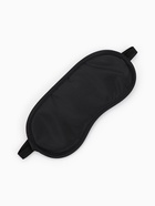 Маска для сна, сатиновая, резинка одинарная, 19×8.5 см, чёрная - Фото 1