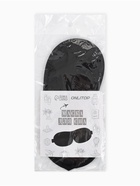 Маска для сна, сатиновая, резинка одинарная, 19×8.5 см, чёрная - Фото 3