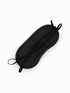 Маска для сна, сатиновая, с носиком, двойная резинка, 19×8.5 см, чёрная - Фото 3