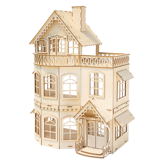 Кукольный домик с верандой - фото 1907114654