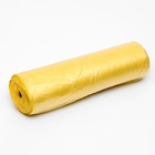 Набор пакетов фасовочных, в рулоне, жёлтый, 24 х 37 см, 8 мкм, 500 шт. - фото 4309356