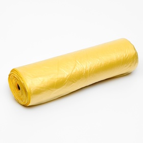 Набор пакетов фасовочных, в рулоне, жёлтый, 24 х 37 см, 8 мкм, 500 шт.