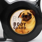 Рулетка "Body guard", 3 м, вес животного до 18 кг, черная - Фото 7
