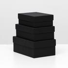 Набор коробок 3 в 1 "Черная точка", 19 х 12 х 7,5 - 15 х 10 х 5 см - Фото 2