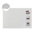 Картон хром-эрзац А3 (30×42 см), 50 листов, 440 г/м², «Ладога» немелованный, 0.6 мм - Фото 1