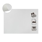 Картон белый А4, 100 листов, 215 г/м2, мелованный, 100% целлюлоза /Финляндия/, - фото 318643487