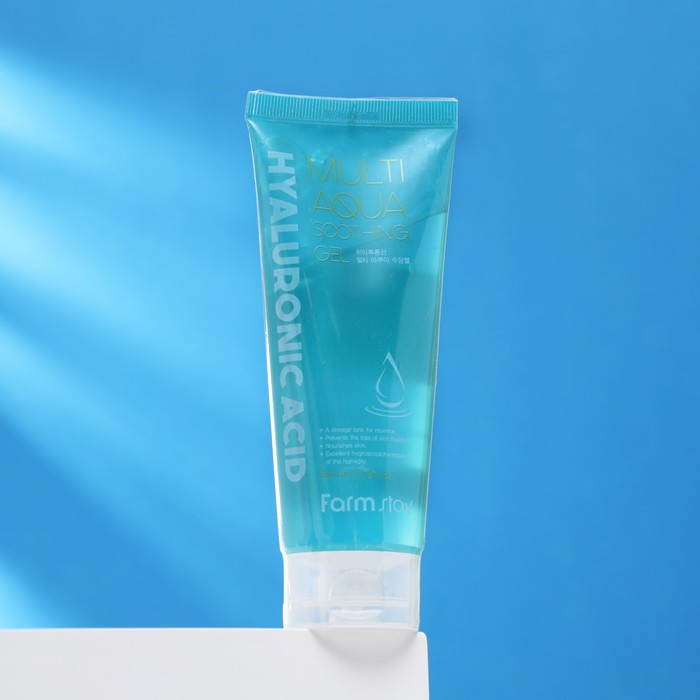 Гель для лица FarmStay, успокаивающий, с гиалуроновой кислотой, 200 мл - Фото 1