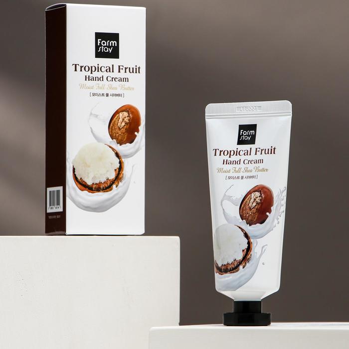 Крем для рук FarmStay «Тропические фрукты», суперпитательный, с маслом ши, 50 мл 20271