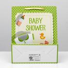 Пакет ламинированный "Baby shower" 26x32x12 - Фото 2