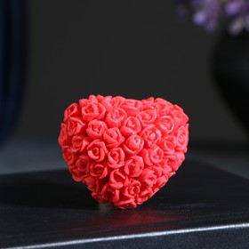 Фигурное мыло "Сердце в розах" 30гр (2 шт)