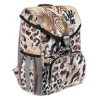 Ранец школьный на замке, 37 х 25 х 14 см, Erich Krause ErgoLine 15L, Wild Cat 48280 - фото 24564290