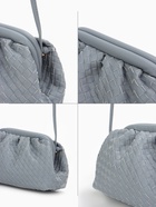 Клатч, отдел на фермуаре, цвет серый - фото 41973806