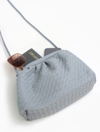 Клатч, отдел на фермуаре, цвет серый - фото 57936460