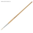 Набор кистей для рисования, коза, 4 штуки: № 1, 2, 3, 4, круглые, деревянная ручка, международный размер - Фото 11