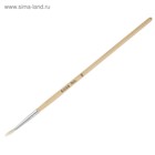 Набор кистей для рисования, коза, 4 штуки: № 1, 2, 3, 4, круглые, деревянная ручка, международный размер - Фото 8