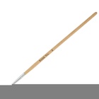 Набор кистей для рисования, коза, 8 штук: № 1, 2, 3, 4, 5, 6, 7, 8, круглые, деревянная ручка, международный размер - Фото 11