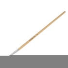 Набор кистей для рисования, коза, 8 штук: № 1, 2, 3, 4, 5, 6, 7, 8, круглые, деревянная ручка, международный размер - Фото 13