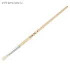 Набор кистей для рисования, коза, 10 штук: № 1, 2, 3, 4, 5, 6, 7, 8, 9, 10, круглые, деревянная ручка, международный размер - Фото 9