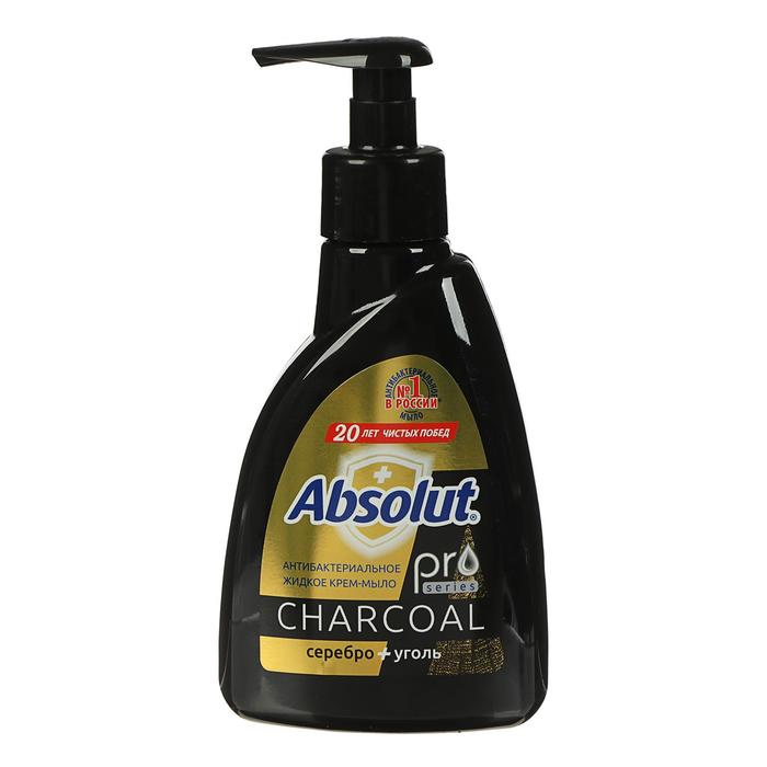 Жидкое мыло Absolut Pro Carbon, cеребро + уголь, 250 мл - Фото 1