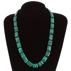 Бусы «Малахит» прямоугольник, 60см - Фото 1