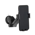 УЦЕНКА Держатель телефона на присоске, беспроводная зарядка, самозажимной захват 6-9.5 см, черный - Фото 3