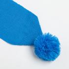 Шарф детский, цвет голубой, размер 110х14 - Фото 2