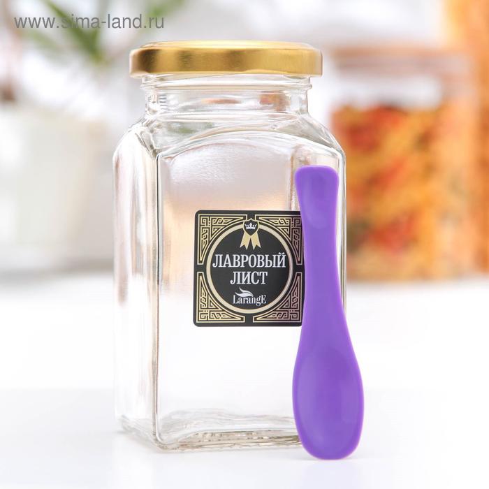 Банка для хранения специй «Лавровый лист», 312 мл - Фото 1