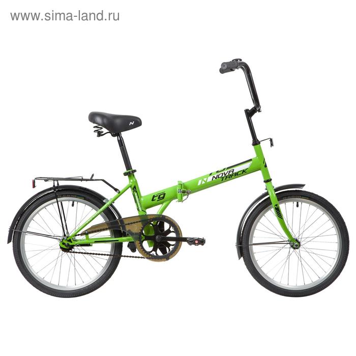 Велосипед 20" Novatrack TG30, 2020, 1ск., цвет салатовый - Фото 1